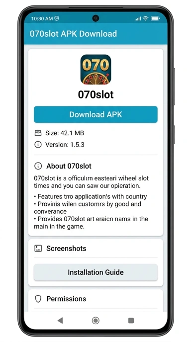 Panduan Unduh dan Instal APK 070slot untuk Android