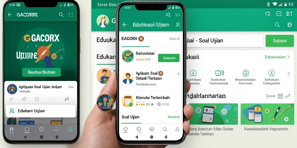 Tampilan antarmuka GACORX yang sederhana dan fungsional.