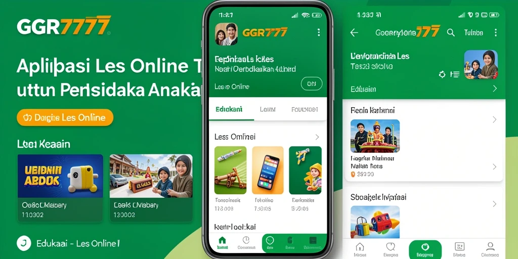 Tampilan antarmuka pengguna GGR7777 yang modern dan ramah.