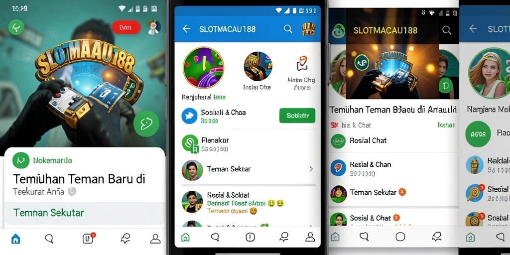 Antarmuka utama SLOTMACAU188 untuk mencari teman baru.