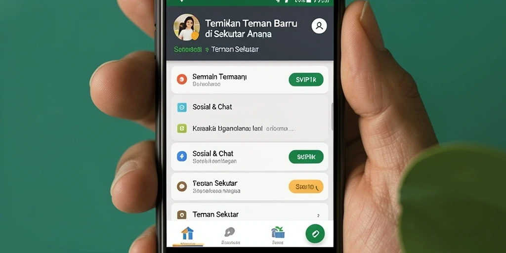 Antarmuka pengguna SVIP10 yang modern dan ramah.
